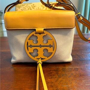 Tory Burch Miller Crossbody Bag, cream/tan